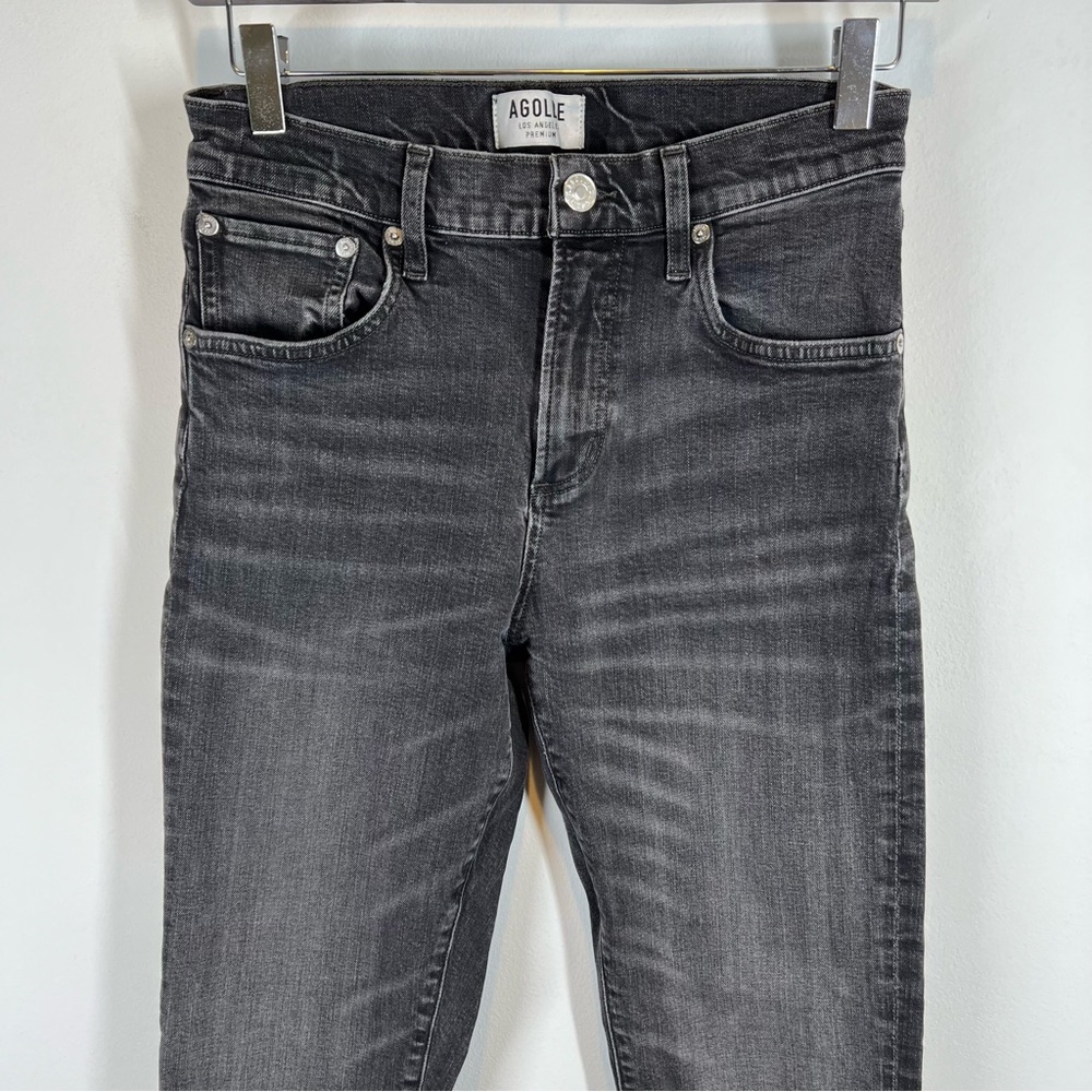 Agolde Black High Rise Jeans - Picture 4 of 9
